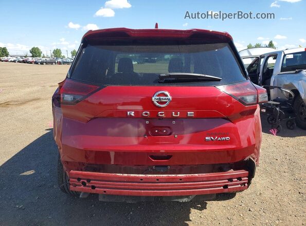 5N1AT3BB4MC687575 2021 NISSAN ROGUE Красный Вид сзади