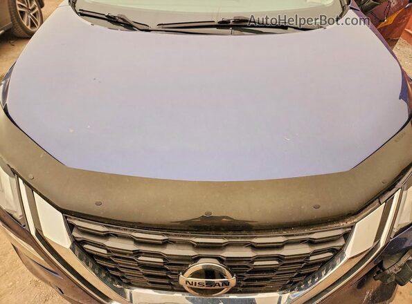 5N1AT3BB4MC700812 2021 NISSAN ROGUE Blue Engine compartment view