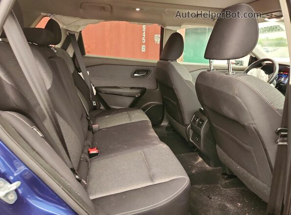 5N1AT3BB4MC700812 2021 NISSAN ROGUE Blue Rear interior view