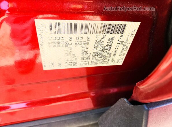5N1AT3BB4MC711776 2021 NISSAN ROGUE Red 360 interior view