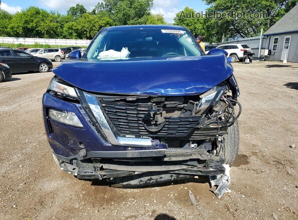5N1AT3BB4MC769533 2021 NISSAN ROGUE Blue Widok z przodu