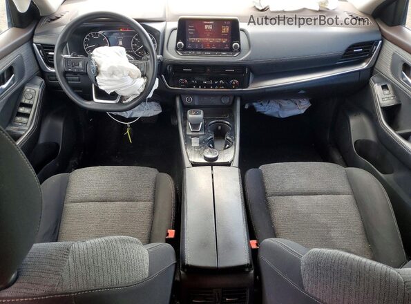 5N1AT3BB4MC769533 2021 NISSAN ROGUE Blue Widok deski rozdzielczej