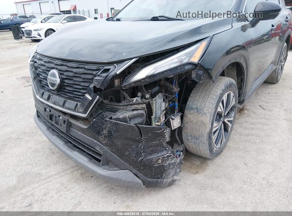 5N1AT3BB4MC786185 2021 NISSAN ROGUE Черный Вид спереди
