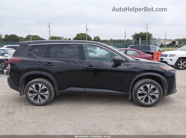 5N1AT3BB4MC786185 2021 NISSAN ROGUE Черный Панорамный вид салона 360°