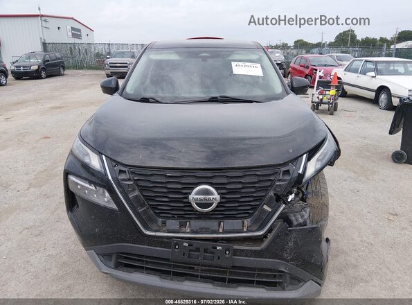 5N1AT3BB4MC786185 2021 NISSAN ROGUE Черный Вид задней части салона