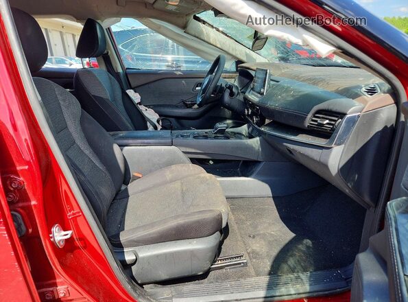 5N1AT3BB4MC797221 2021 NISSAN ROGUE Red Вид салону спереду