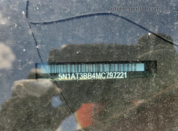 5N1AT3BB4MC797221 2021 NISSAN ROGUE Red Панорамний вид салону 360°
