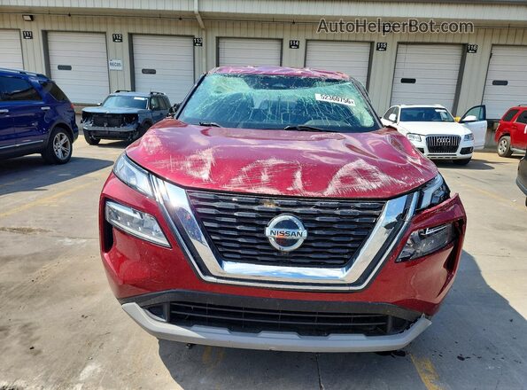 5N1AT3BB4MC797221 2021 NISSAN ROGUE Red Вид спереду