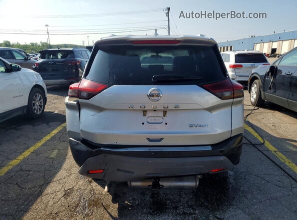 5N1AT3BB5MC705887 2021 NISSAN ROGUE Silver Vista trasera