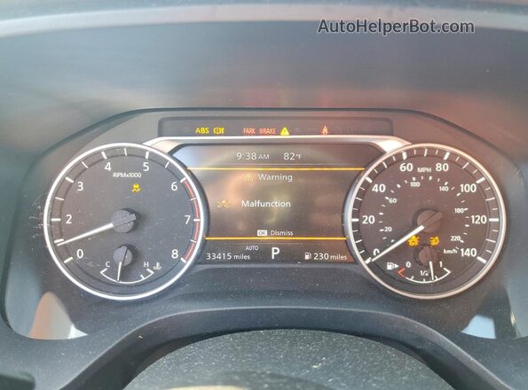 5N1AT3BB5MC705887 2021 NISSAN ROGUE Silver Vista del cuadro de instrumentos