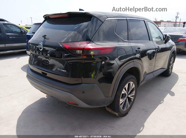 5N1AT3BB5MC768620 2021 NISSAN ROGUE Black Rear right