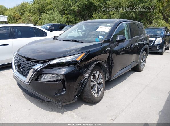 5N1AT3BB5MC768620 2021 NISSAN ROGUE Black Front left