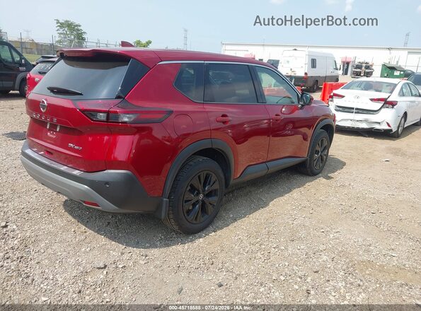 5N1AT3BB5MC839086 2021 NISSAN ROGUE Red უკანა მარჯვენა
