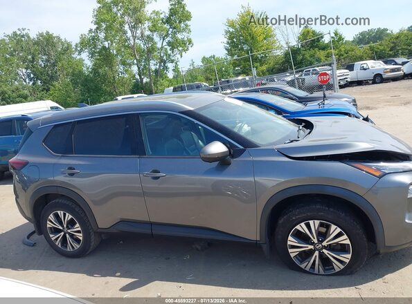 5N1AT3BB6MC673094 2021 NISSAN ROGUE Gray 360 interior view