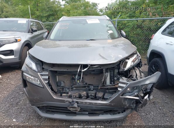 5N1AT3BB6MC673094 2021 NISSAN ROGUE Gray Rear interior view