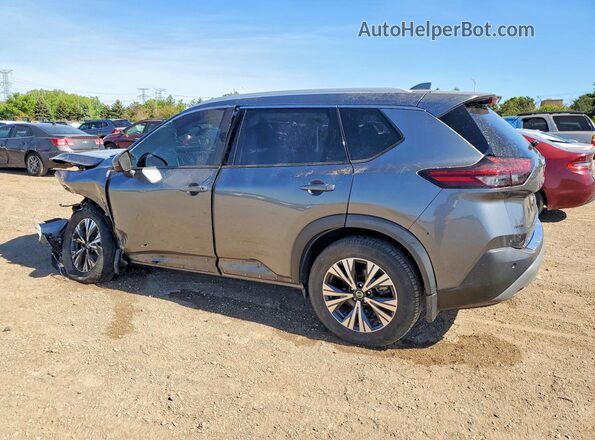5N1AT3BB6MC717398 2021 NISSAN ROGUE Серый Задняя левая четверть
