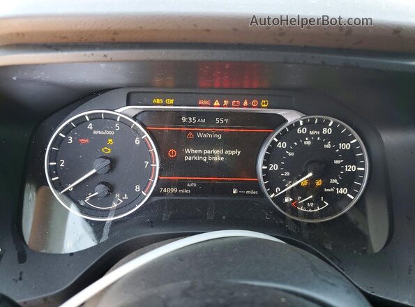 5N1AT3BB6MC717398 2021 NISSAN ROGUE Серый Вид щитка приборов
