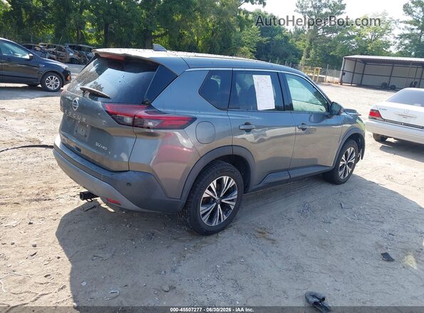 5N1AT3BB6MC719538 2021 NISSAN ROGUE Gray Հետևի աջ