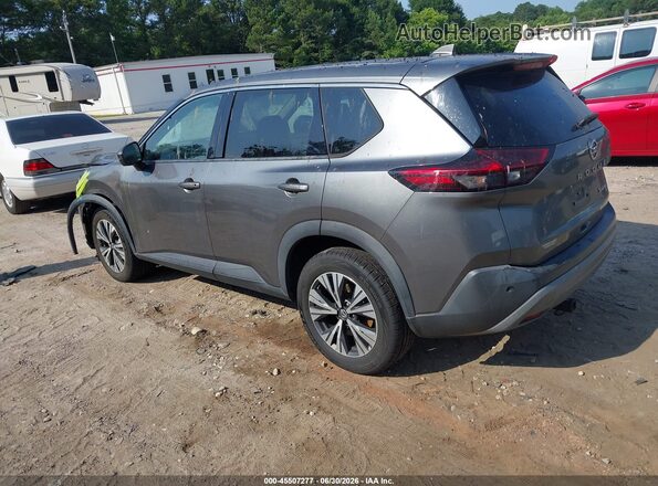 5N1AT3BB6MC719538 2021 NISSAN ROGUE Gray Հետևի ձախ