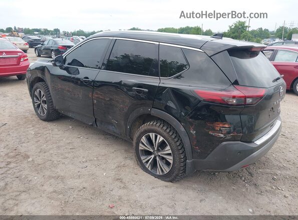 5N1AT3BB6MC802967 2021 NISSAN ROGUE Black Հետևի ձախ