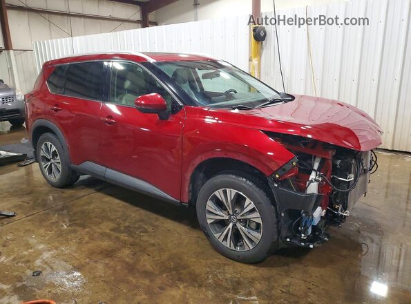 5N1AT3BB6MC805576 2021 NISSAN ROGUE Red Առջևի աջ