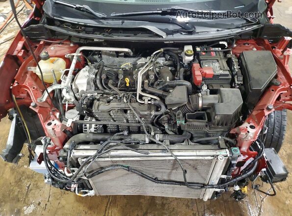 5N1AT3BB6MC805576 2021 NISSAN ROGUE Red Շարժիչի բաժամունքի տեսք