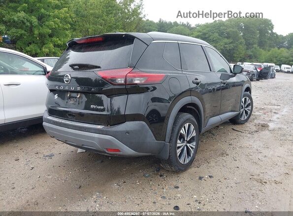 5N1AT3BB7MC706376 2021 NISSAN ROGUE Black Tył prawy