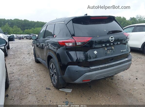 5N1AT3BB7MC706376 2021 NISSAN ROGUE Black Tył lewy