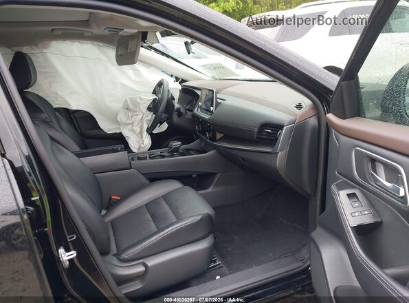 5N1AT3BB7MC706376 2021 NISSAN ROGUE Black Widok wnętrza z przodu