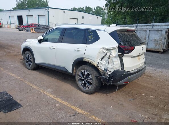 5N1AT3BB7MC707544 2021 NISSAN ROGUE White Trasero izquierdo