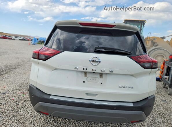 5N1AT3BB7MC822421 2021 NISSAN ROGUE White Vista trasera