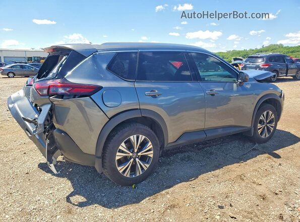 5N1AT3BB7MC836299 2021 NISSAN ROGUE Gray უკანა მარჯვენა