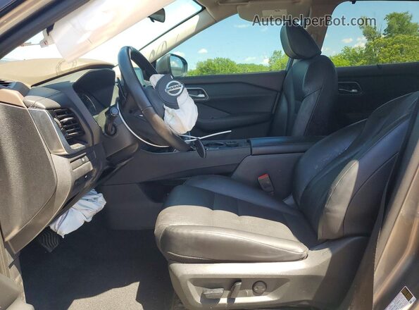 5N1AT3BB7MC836299 2021 NISSAN ROGUE Gray წინა სალონის ხედი