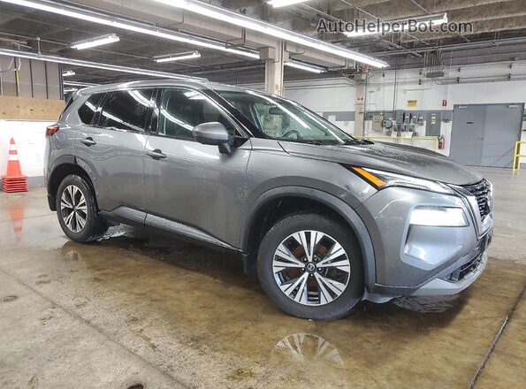 5N1AT3BB8MC680760 2021 NISSAN ROGUE Gray Widok wnętrza 360 stopni