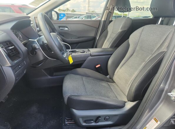 5N1AT3BB8MC701168 2021 NISSAN ROGUE Gray Вид салону спереду