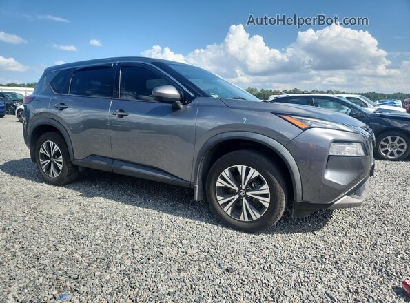 5N1AT3BB8MC701168 2021 NISSAN ROGUE Gray Передня права чверть