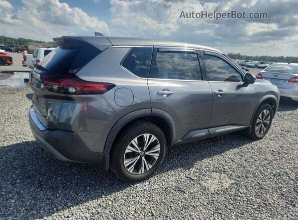 5N1AT3BB8MC701168 2021 NISSAN ROGUE Gray Задня права чверть