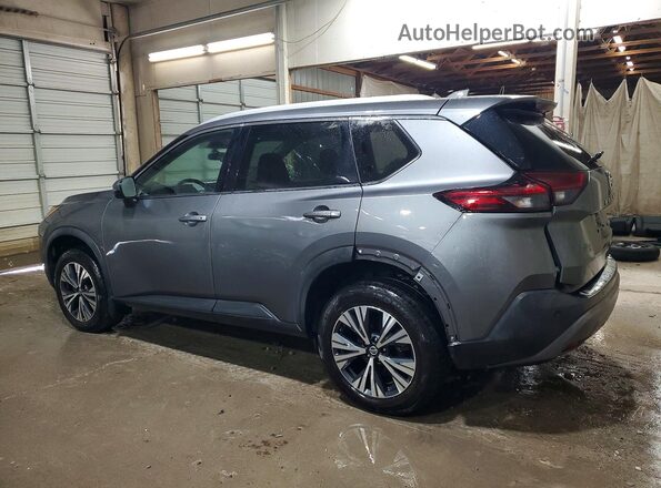 5N1AT3BB9MC735636 2021 NISSAN ROGUE Charcoal Trasero izquierdo