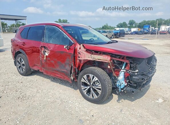5N1AT3BB9MC758706 2021 NISSAN ROGUE Red Передня права чверть