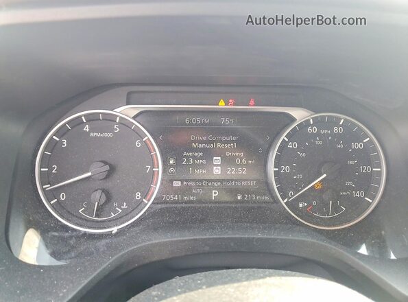 5N1AT3BB9MC758706 2021 NISSAN ROGUE Red Вид щитка приладів