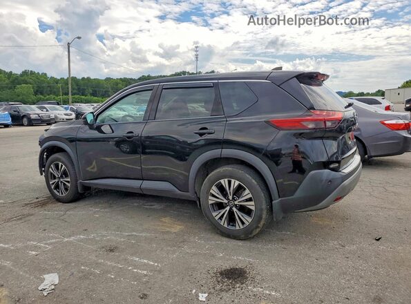 5N1AT3BB9MC798512 2021 NISSAN ROGUE Black უკანა მარცხენა