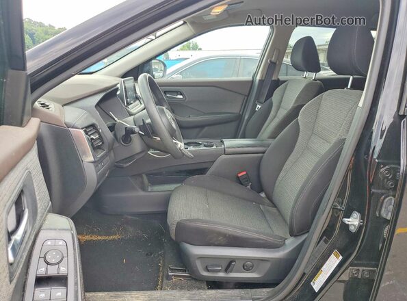 5N1AT3BB9MC798512 2021 NISSAN ROGUE Black წინა სალონის ხედი