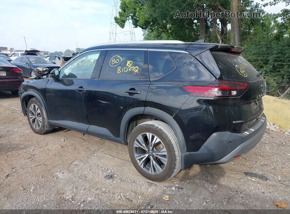 5N1AT3BB9MC810772 2021 NISSAN ROGUE Черный Задняя левая четверть