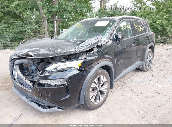 5N1AT3BB9MC810772 2021 NISSAN ROGUE Черный Вид спереди