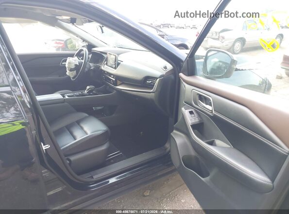 5N1AT3BB9MC810772 2021 NISSAN ROGUE Черный Вид салона спереди