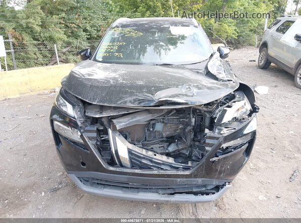 5N1AT3BB9MC810772 2021 NISSAN ROGUE Черный Вид панели приборов