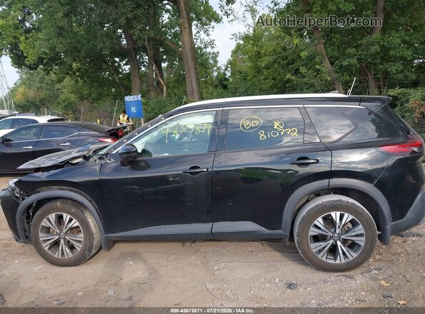 5N1AT3BB9MC810772 2021 NISSAN ROGUE Черный Вид задней части салона