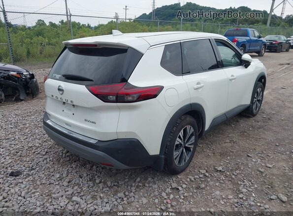 5N1AT3BBXMC740294 2021 NISSAN ROGUE White Հետևի աջ