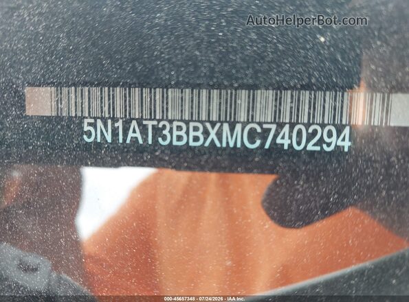 5N1AT3BBXMC740294 2021 NISSAN ROGUE White Շարժիչի բաժամունքի տեսք