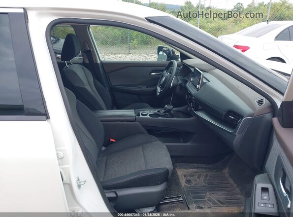 5N1AT3BBXMC740294 2021 NISSAN ROGUE White Սալոնի դիմացի տեսք